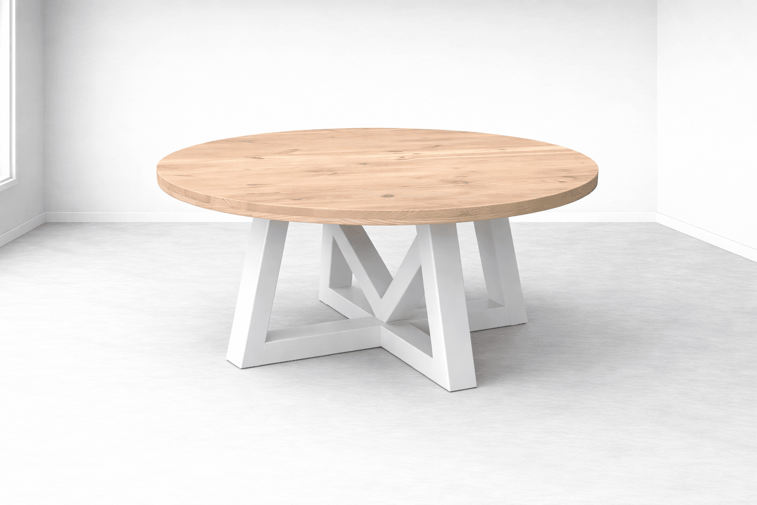 Pedestal Base Dining Table