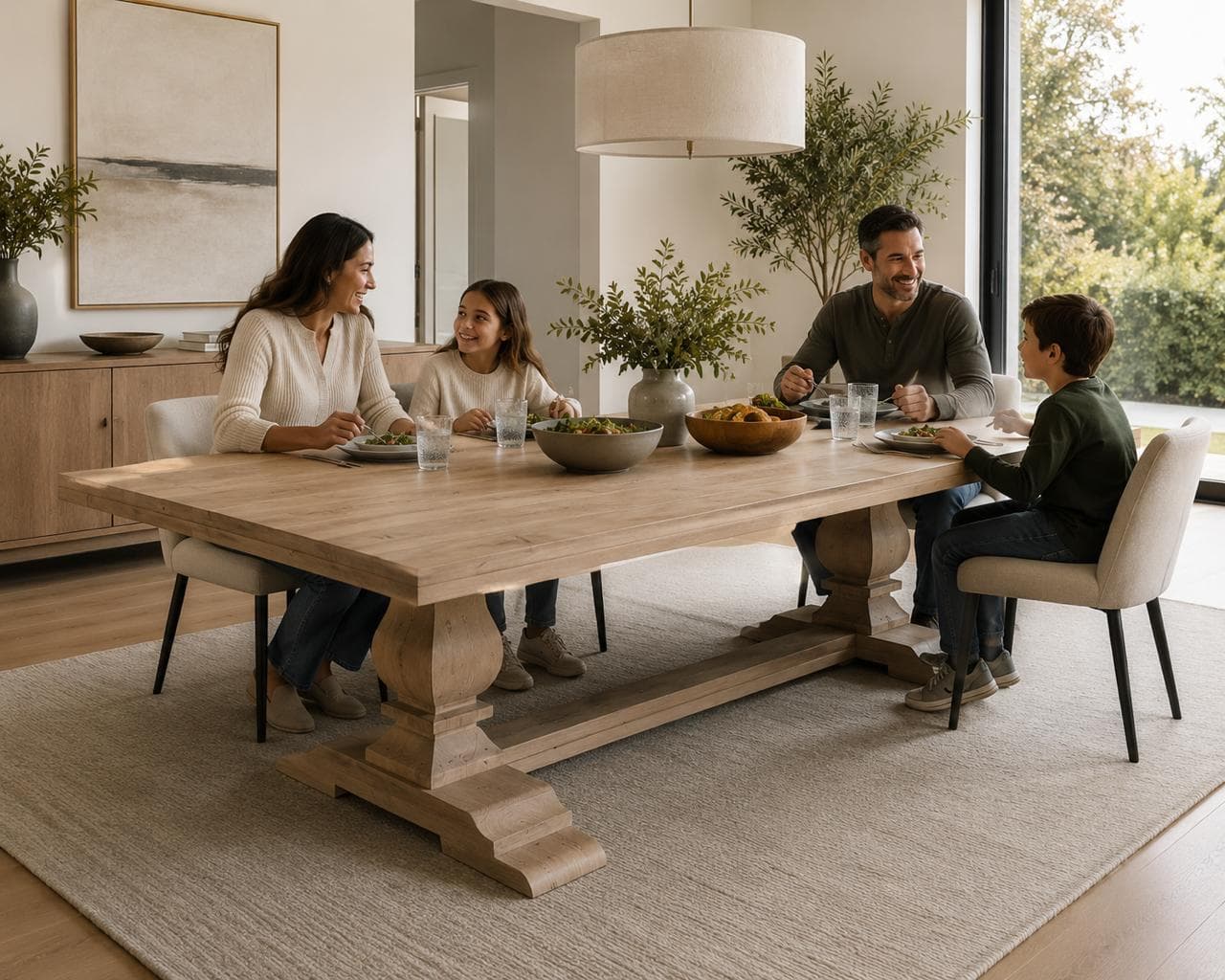 Retro Noah Furniture — handcrafted dining table