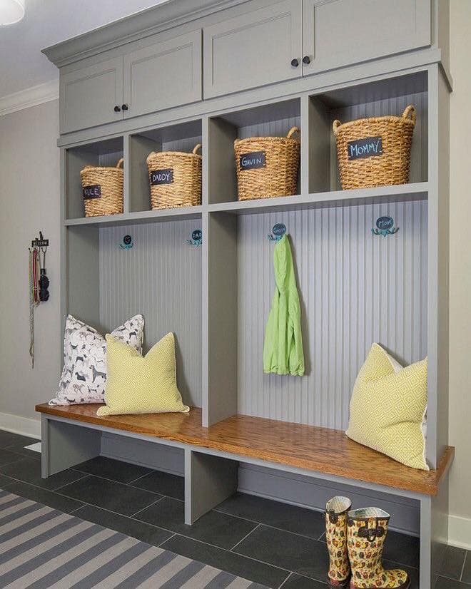 Custom Mudroom Unit