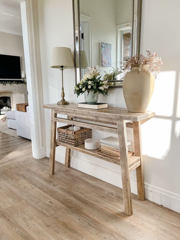 Side Table — White Wash