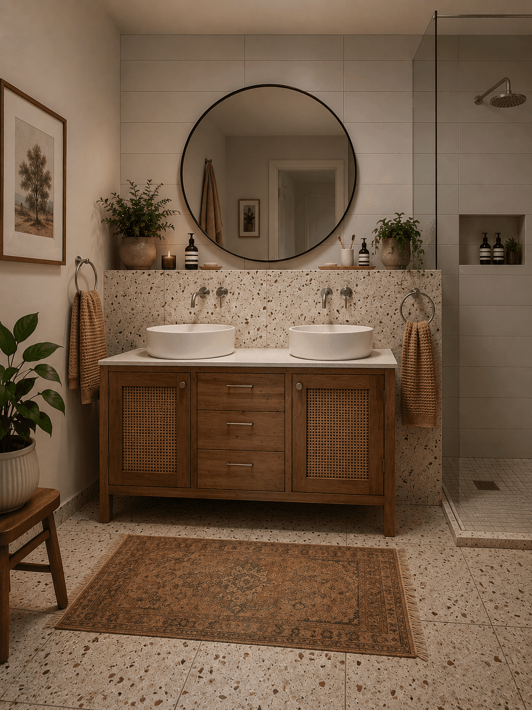 Vanity — Natural Finish